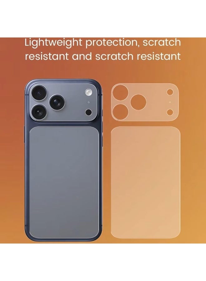 Muzz MATTE IPhone 17 Pro Max Shock Resistant Camera Plateau and Back Panel Protector, Matte Finish (Apple iPhone 17 Pro Max) - Image 5